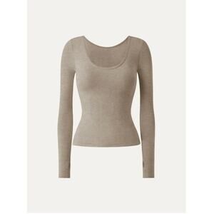 OGL LiteWarm Essential Lyocell Cashmere Multi-Wear Long Sleeve Top SIZE S NWT